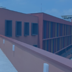 Vue sur le rooftop du campus d'innovation Sèmè-One, là où se trouve l'espace de co-working Incub'IMA